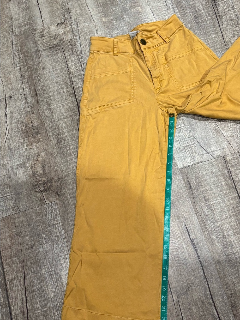 Joie Women’s Wide-Leg Corduroy Pants in Mustard Yellow - Picture 6 of 6
